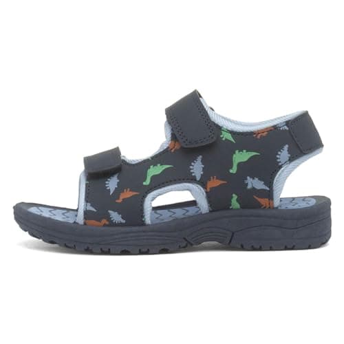Walkright Colton Boys Blue Dino Easy Fasten Sandal - Size 5 Child UK - Blue