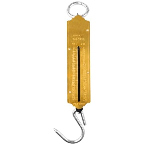 Hardys 150kg Luggage Scale - Mechanical Spring Balance Scale for Construction, Fishing, Butchers, Grocers, Suitcase Weighing Scales - Kilo & Lbs Measurement Hanging Portable Scale