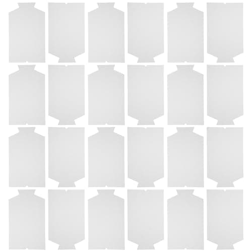 Kisangel Shirt Folder Inserts Universal Size 50pcs Cardboard White with Smooth Surface, Folding Forms for Packing, Storage and Display of Clothes for Garments and Shirts Men and Women