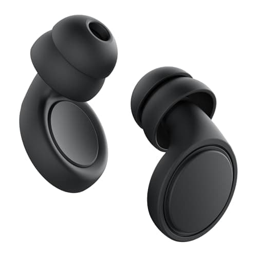 Jayine Ear Plugs for Sleep, Soft Earplugs Noise Reduction 30dB, Reusable Silicone Ear Plugs for Concerts, Travel, Snoring, Noise Sensitivity, Flexible Hearing Protection with Dual-Layer Tips
