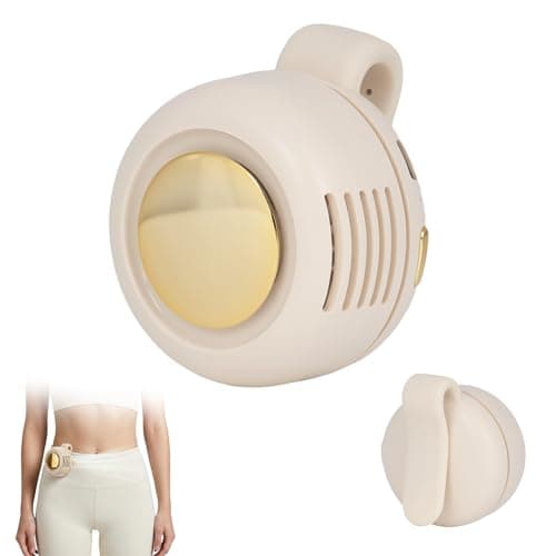 Noaya Bladeless Clip Fan - 3 Speeds Clip On Fan for Clothes, 360° Rotatable Portable Fans, USB Rechargeable Hands-Free Waist Fans for Neck/Collar, Summer Essentials for Outdoor Travel