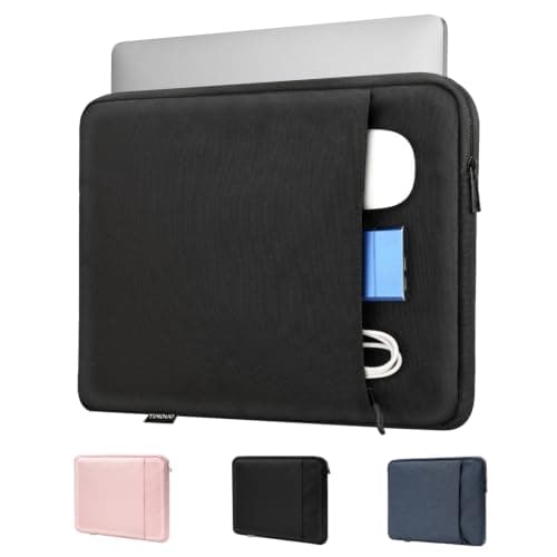 TiMOVO Laptop Sleeve for MacBook Neo/Air/Pro, 13.3-14 Inch, Black