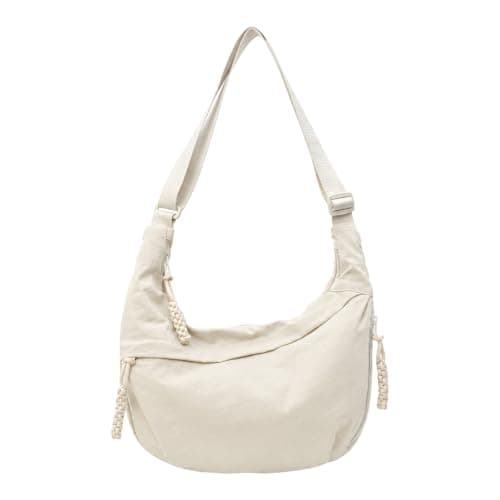 Womens Crossbody Bag Cream Off White for Work Travel Wedding Party Everyday