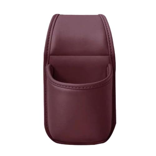 Car Door Cup Holder, Leather Car Door Storage Pocket,purple
