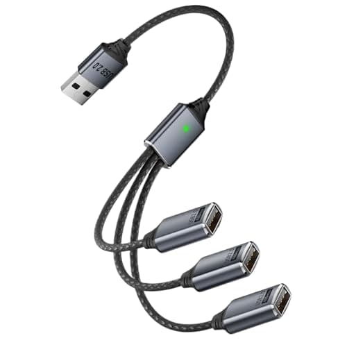 Paodduk USB Multiple Charger Cord USB/Type-C Multiple Charger Cable