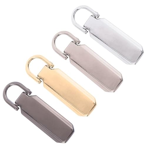4pcs Metal Zipper Heads Back to School Repair Replacement