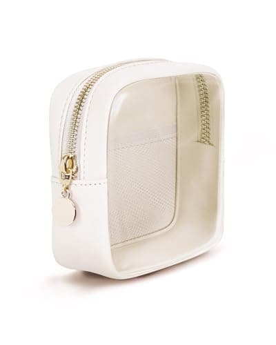 Small Makeup Bag for Handbag, Clear Mini Makeup Bag for Daily Use Travel