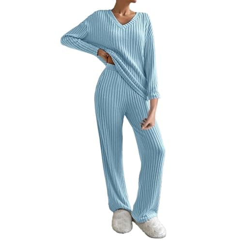 AMDOLE Festival Outfits & Co Ord Sets - Womens Gym & Travel Outfits, Blue-2, M