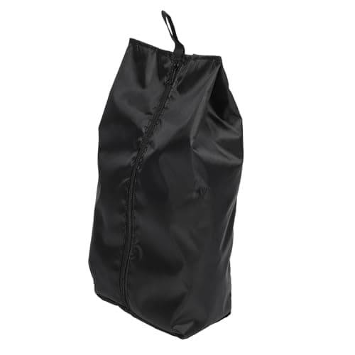 Black Oxford Zippered Shoes Bag for Sandals and Sneakers Travel