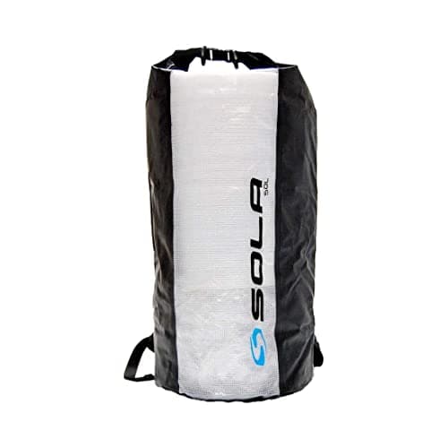SOLA 50L Waterproof Dry Bag – Large Roll-Top Backpack for Kayaking, Boating, Camping, Hiking & Outdoor Sports – Heavy-Duty PVC, Keeps Gear Dry & Safe