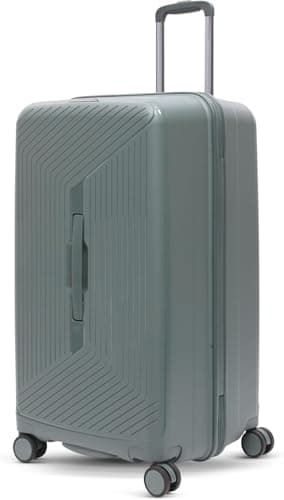 Aerolite Large 108L Polypropylene Hard Shell Trunk Suitcase, 4 Wheels