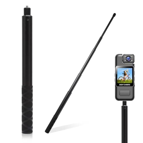 Invisible Extended Selfie Stick 1.2m Aluminum Alloy Pole – Stable Anti-Shake Selfie Stick Compatible with Insta 360 X5/X4/X3/GO/ONE GoPro Camera Accessories Travel Sports Vlog Camera