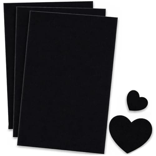 YISCOKO 3PCS Black Nylon Down Jacket Repair Patches (20×14.5cm), Self-Adhesive Waterproof Lightweight Fabric Repair Patch Kit for Down Jacket Rip, Tent, Outerwear, Clothing