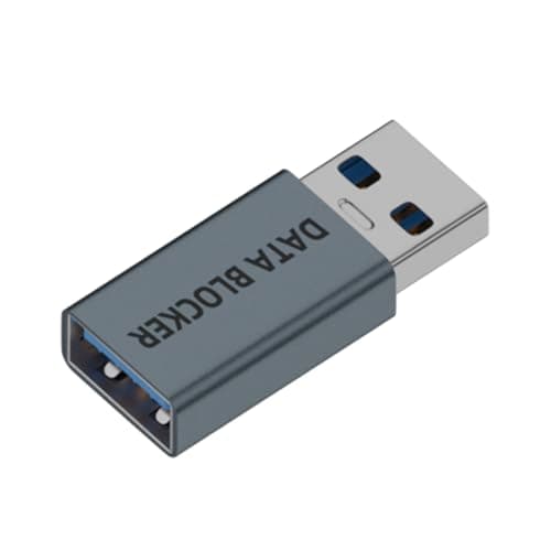 Secure Charging Adapter Data Transfer Lightweight Pocket Size for Public USB Port Devices Travel Essential Anti Data Theft Charging