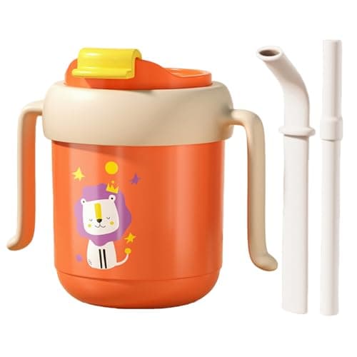 Senior Hydration Bottle - Thermal Straw Tumbler 300ml