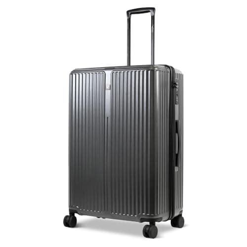 LUGG AirGlide 24 Inch Lightweight Travel Suitcase - Hard Shell Polycarbonate, TSA Lock, Scratch & Water Resistant, Smooth 360° Spinner Wheels & Detachable Interior (66x45.5x27cm), 5 Year Warranty