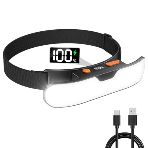 Mohard Head Torch Rechargeable, 230° Wide Beam Bright LED Headlamp