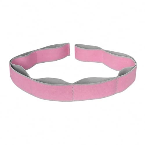 1 PCS Pilates Resistance Band 8 Loop Stretch Exercise Band Pink Adjustable