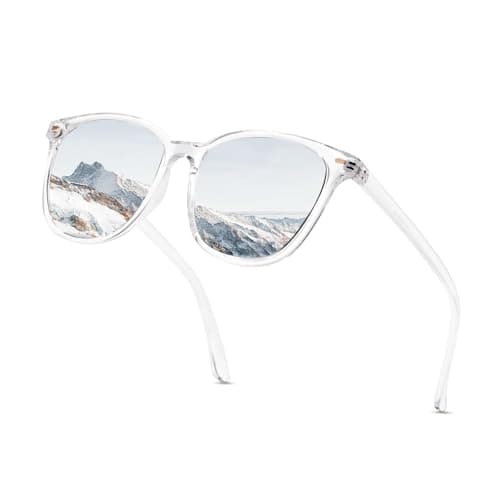 Myiaur Polarised Sunglasses Women Trendy Mirrored for UVA UVB Protection