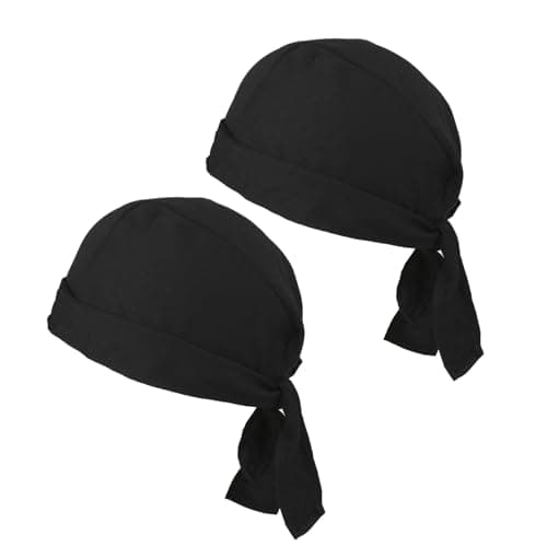 Fitness & Yoga Spring Summer Europe States Adult Hat for Men Women Outdoor Sports Baotou Hat – Versatile Sun Breathable Lightweight Ideal for Travel and 2PCS (Black, One Size)