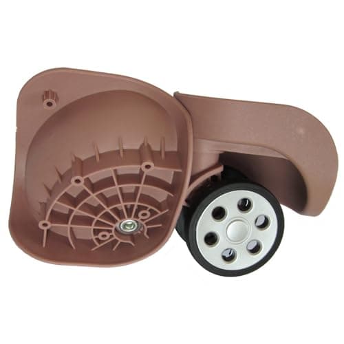 1 Pair A191 360 Degree Swiveling Wheel, Rose Gold