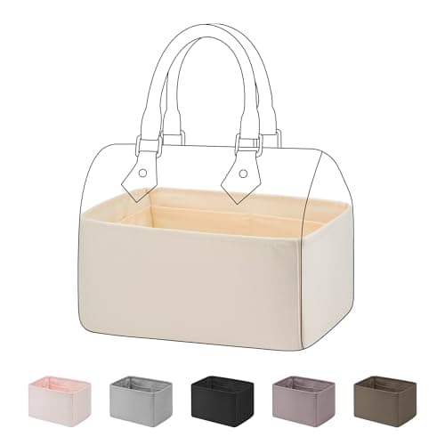 DGAZ Silk Bag Organiser Insert Fits Speedy (25, Craie)
