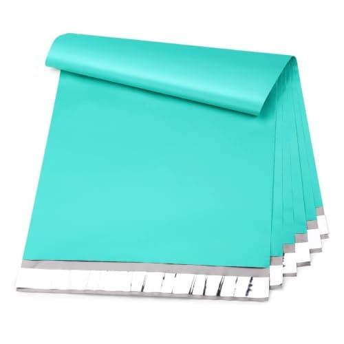 Switory Parcel Bags, Self Seal Bags Postal Bags for Clothes Shipping Bags Packaging Bags Assorted Mailers for Posting Mailing Bags Package Bags delivery Bags 12x16In (30.5x39.5cm) Teal Green, 100pcs