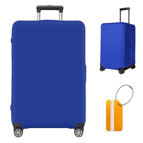 Scettar Suitcase Cover Protectors,Travel Trolley Case Cover Protector,Suitcase Covers Protectors Large with Luggage Tag (XL(29-32IN))