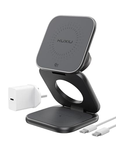 KU XIU X40 Turbo 3-in-1 Magnetic Wireless Charging Station Qi2.2 25W Fast