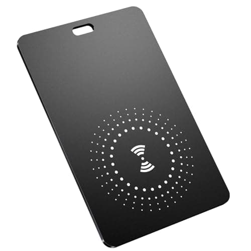 UCard Wallet Tracker Card,Smart Bluetooth Item Finder-Locator Item Compatible with Find My (iOS only),Wireless Rechargeable,IP67 Waterproof,Locator for Wallet, Luggage,Suitcase,Bags,Passport,Backpack