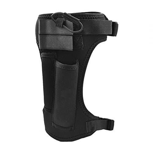 Neoprene Leg Strap,Adjustable Scuba Diving Knife Wrap Sheath with 2 Pockets for Hiking Rafting Boating Fishing Snorkeling(Not Include Knife)