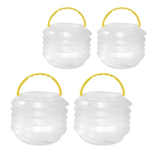 Collapsible Paint Brush Washer Bucket with Handle, Portable Art Tool