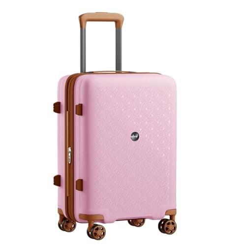 Kono Expandable Cabin 20" Hard Shell Suitcase with Cup Holder
