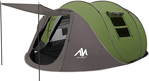 Pop Up Tent for 4-6 Person Camping Tent Waterproof 5000mm Double Layer