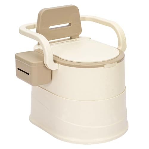 BLUE BAZAAR Portable Toilet for Adults Folding Camping Toilet Waste Basket