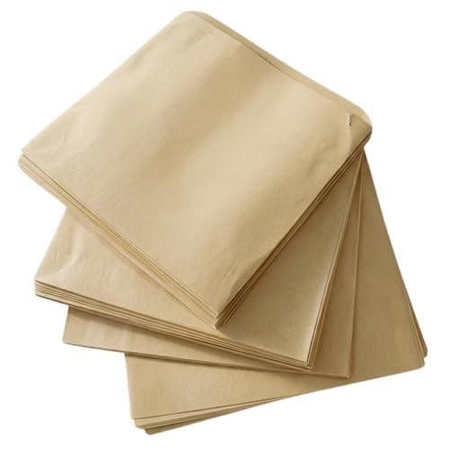 100 7” x 7” Brown Kraft Strung Paper Bags | Strong Packaging Bags for Food, Fruit, Takeaway, Retail, Lunch