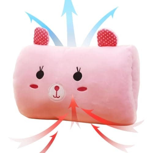 Plush Bunny Hand Warmer Muff Soft Pillow | Cute Warm For Kids Travel
