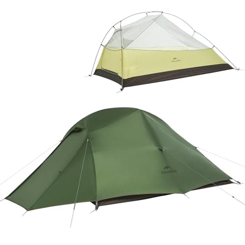 Naturehike Cloud Up Pro Camping Tent, 3 Person, Forest Green