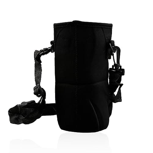 GLADFRESIT Bottle Cage -Pouch Neoprene Carrier Cover Bag with Shoulder Strap - Water Bottle Holder for Daily Walking, Hiking, and Other Outdoor Activities