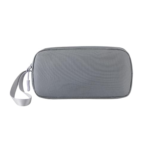 Camera Case,Protective Soft Travel Case,Travel Camera Bag Vacation Hiking Camping | For Cable Chargers Accessories Daily Commute Travel Business Holidays, Grey, Patrz opis, Unisex