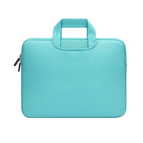 LOIJMK Computer Inner Sleeve Solid Color Multiple Colors to Choose From Daily Laptop Sleeve Grad Pockets (Mint Green, 11)