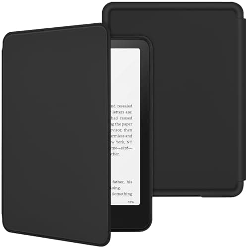 KBCASE Case for 7" Kindle Paperwhite (12th Generation-2024) and Kindle Colorsoft Signature Edition 2024, PU Leather Shell Cover with Auto Sleep/Wake for kindle Paperwhite 2024 E-Reader Case
