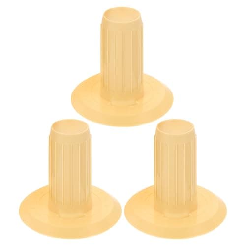 3pcs Wool Winder Replacement Cone for Home Use, Beige Plastic