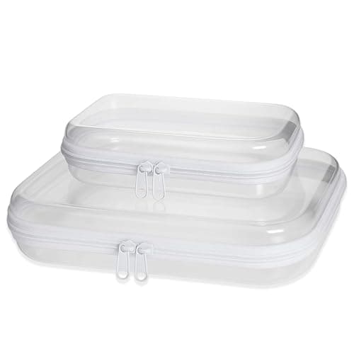 2 Pcs Toy Storage Bags with Double Zipper, Waterproof Toy Storage Bags