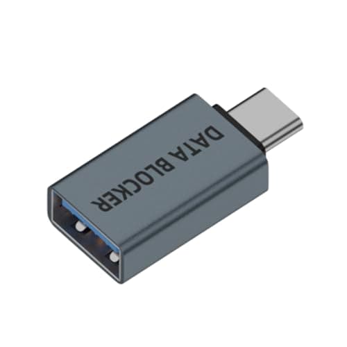 Secure Charging Adapter Data Transfer Lightweight Pocket Size for Public USB Port Devices Travel Essential Public Charging Device