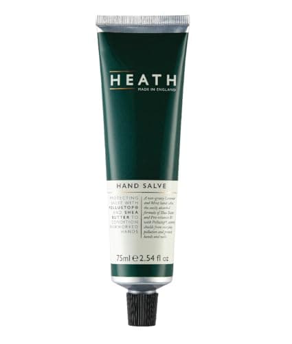 Heath Men’s Hand Salve 75ml, Hand Cream, Lavender Moisturiser, Shea Butter, For Cracked Skin, Roughness, Irritation and Calluses, Gift For Men, Travel Size, Vegan and Cruelty Friendly