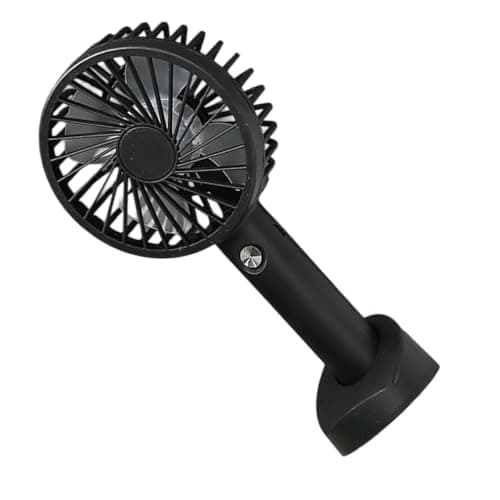 Rechargeable Handheld Cooling Fan USB Power Desktop Fan 3 Speed Adjustable for Home Travel Outdoor Camping USB and Bedroom