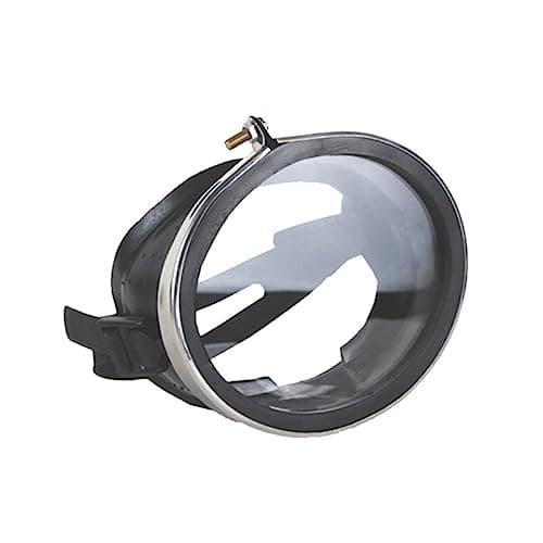 HANABASS 1-pc Diving Mask Stainless Steel Frame Anti-fog Glass Swim Goggle for Adults Teens Waterproof Ergonomic Fit Ear Plugs