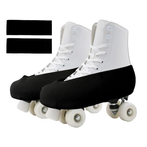Skate Shoe Covers – Anti-Abrasion Protective Covers For Speed & Figure Skating | Elastic Ice Skate Soakers For Training Travel & Roller SkateProtection – Kids Teens Adults