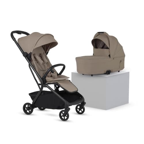 Silver Cross Nia Travel Stroller & Carrycot, Birth to 22kg, Champagne